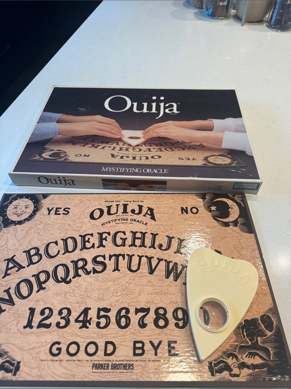 Parker Brothers Ouija Board Game with Tan Planchette - Picture 4 of 9